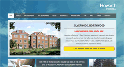 Desktop Screenshot of howarthhomes.co.uk